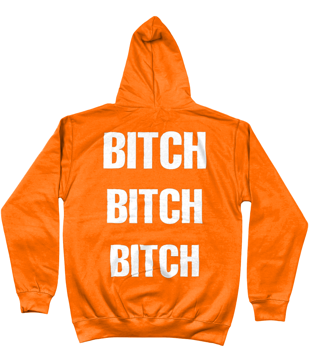 3xBitch - Back - College Hoodie - AWDis