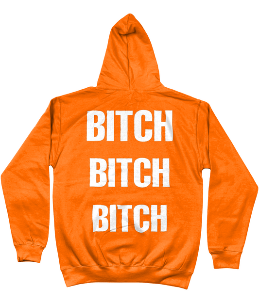 3xBitch - Back - College Hoodie - AWDis