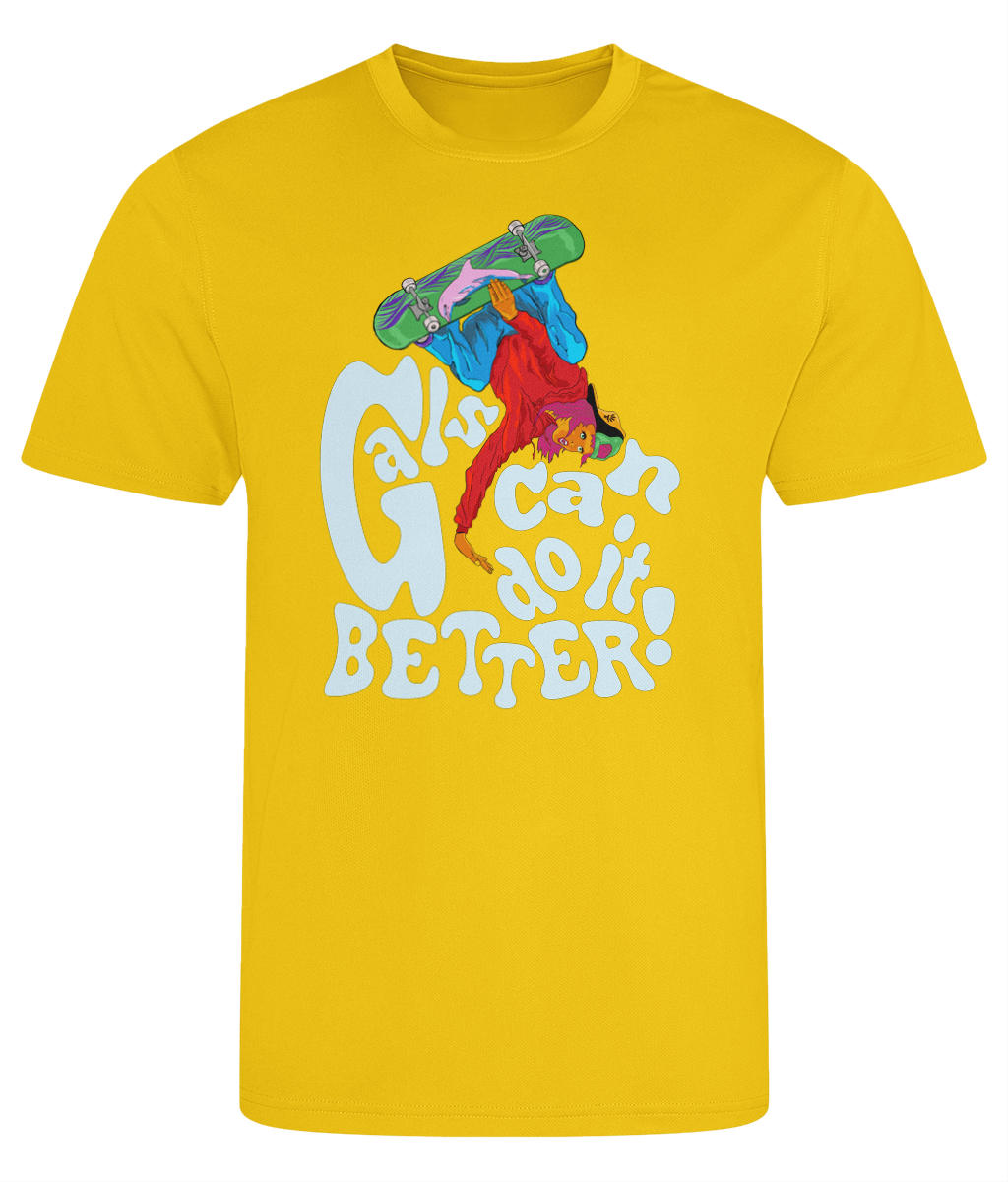 Gals can do it better (Blue) -  Kids SoftStyle T-Shirt  Gildan
