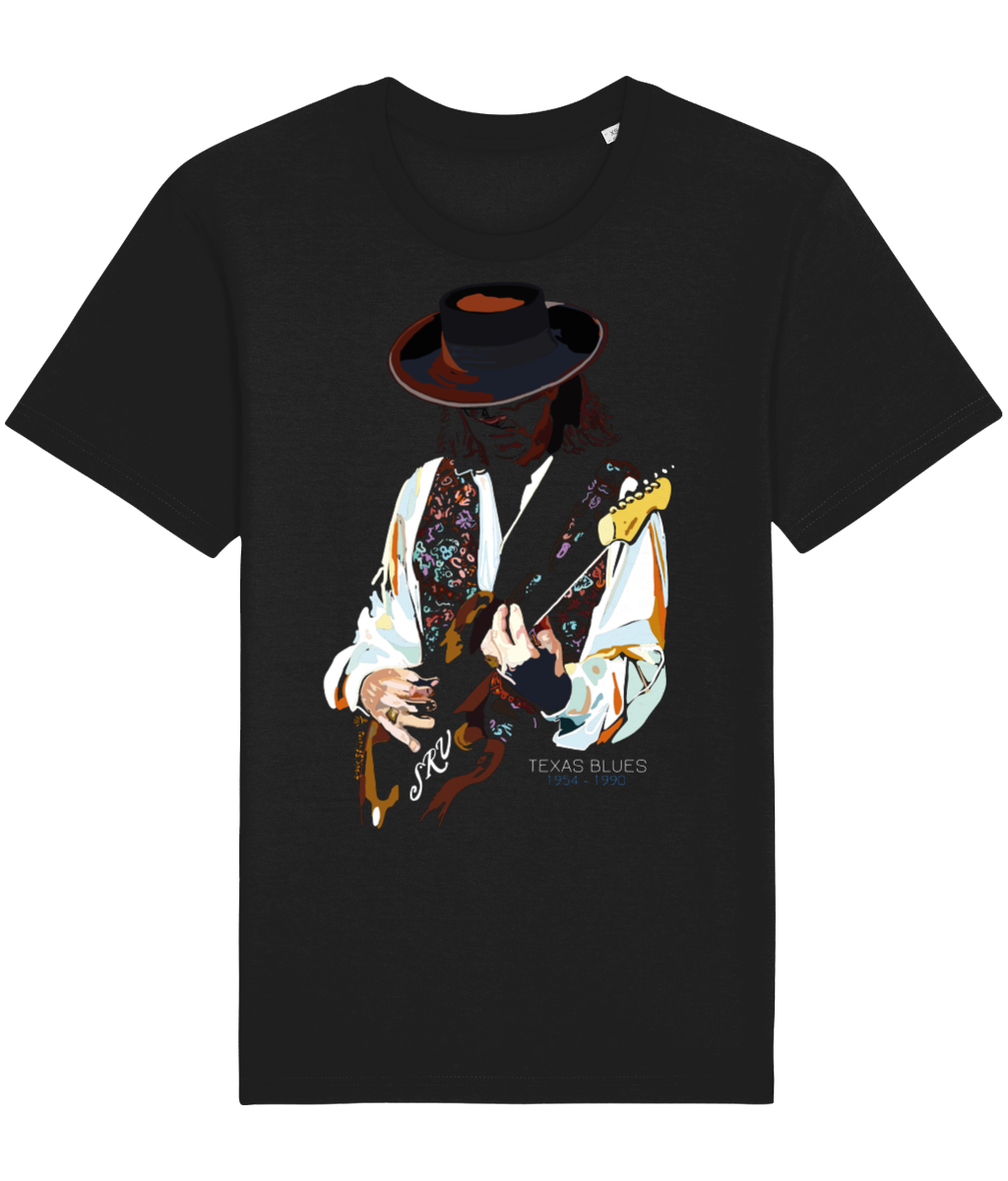 Stevie Ray Vaughan Texas Blues - Gildan Heavy Cotton T-Shirt