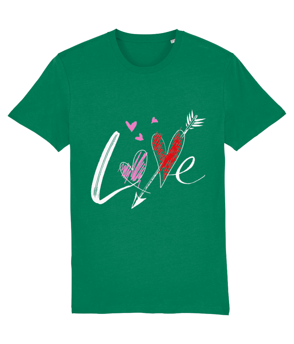 Love hearts - Kids SoftStyle T-Shirt - Gildan