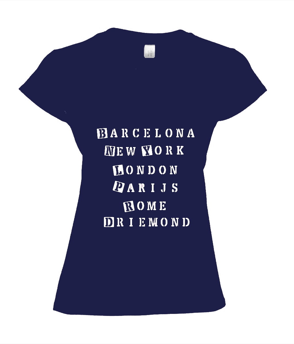 3mond - Ladies SoftStyle V-Neck T-Shirt Gildan