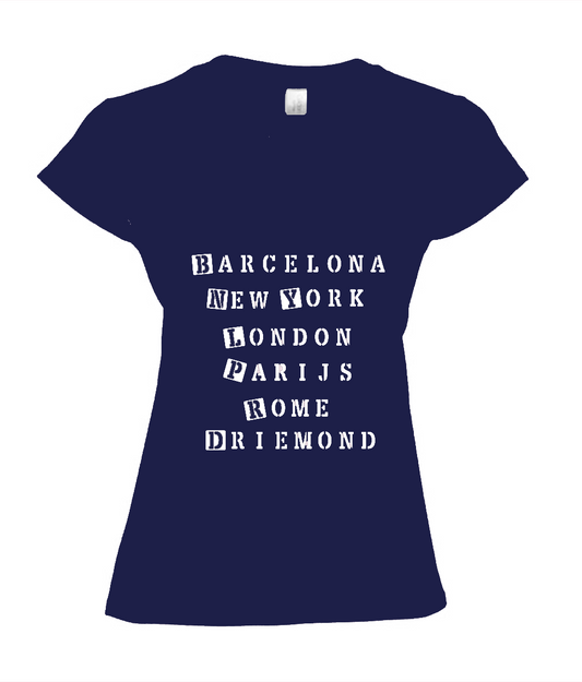 3mond - Ladies SoftStyle V-Neck T-Shirt Gildan