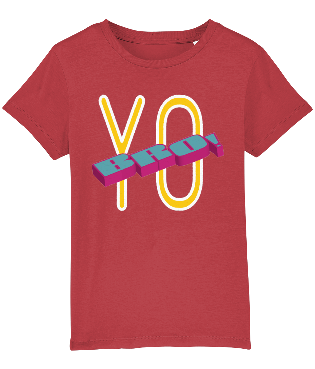 YO BRO! - Kids SoftStyle T-Shirt - Gildan